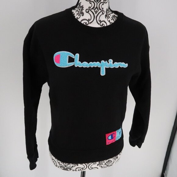 Women’s Champion Reverse Weave Logo Sweatshirt S - Picture 1 of 8